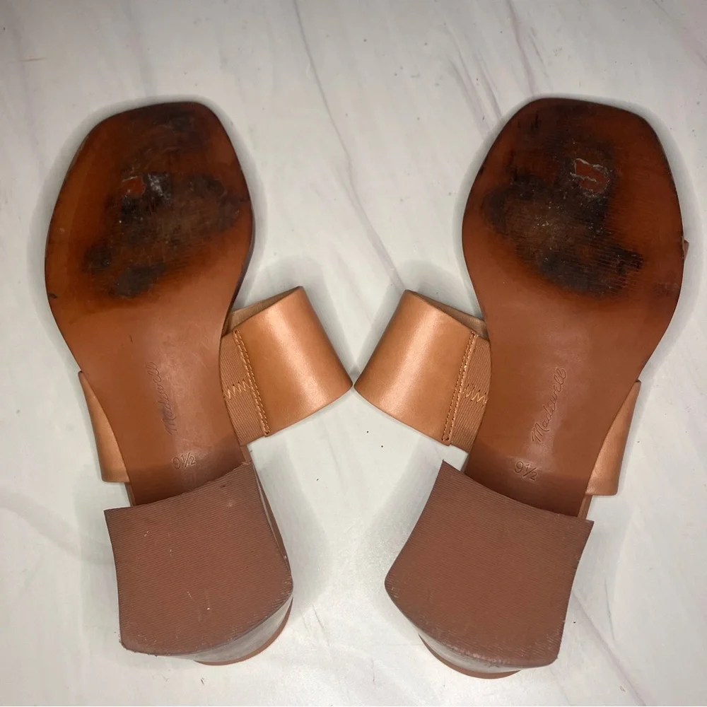 Madewell‎ Kaitlin leather sandals desert camel tan size 9.5